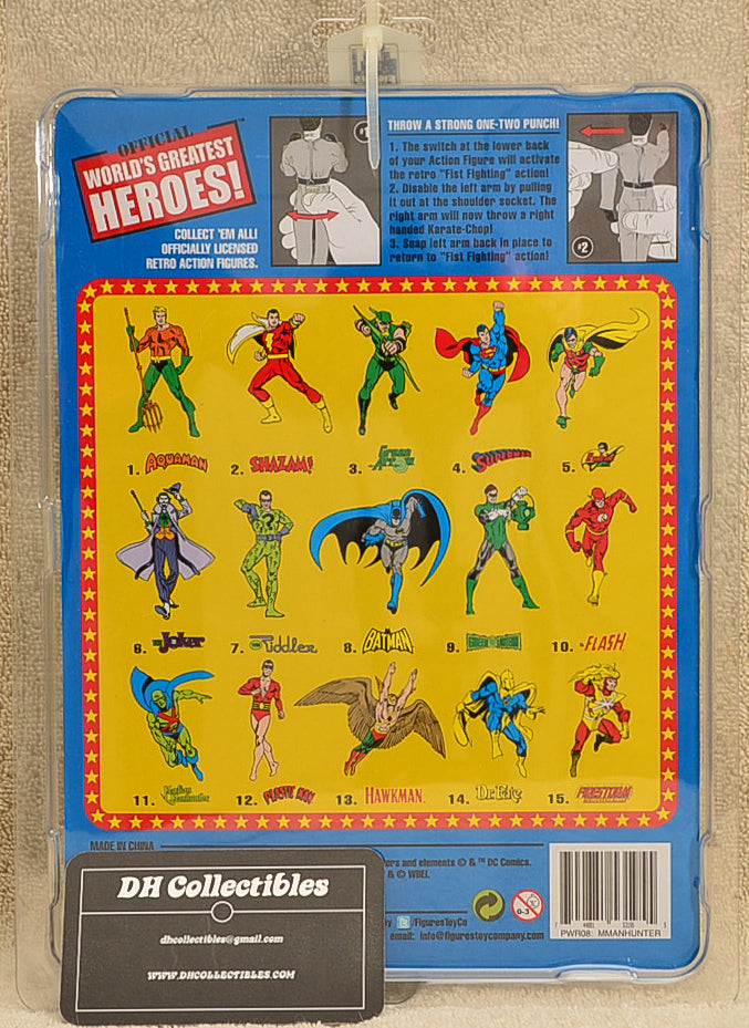 Figures Toy Co - World's Greatest Heroes - Martian Manhunter Action Figure 8" Mego Retro