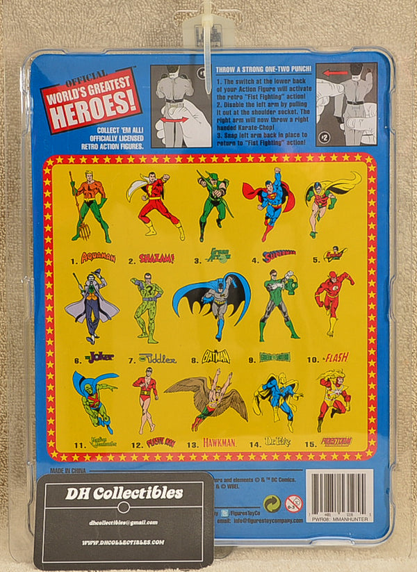Figures Toy Co - World's Greatest Heroes - Martian Manhunter Action Figure 8" Mego Retro