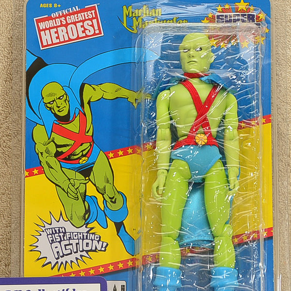 Figures Toy Co - World's Greatest Heroes - Martian Manhunter Action Figure 8" Mego Retro