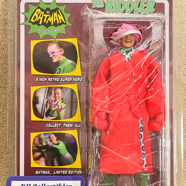 Figures Toy Co - Batman Classic TV Series  - The Riddler Boxing Variant Action Figure 8" Mego Retro