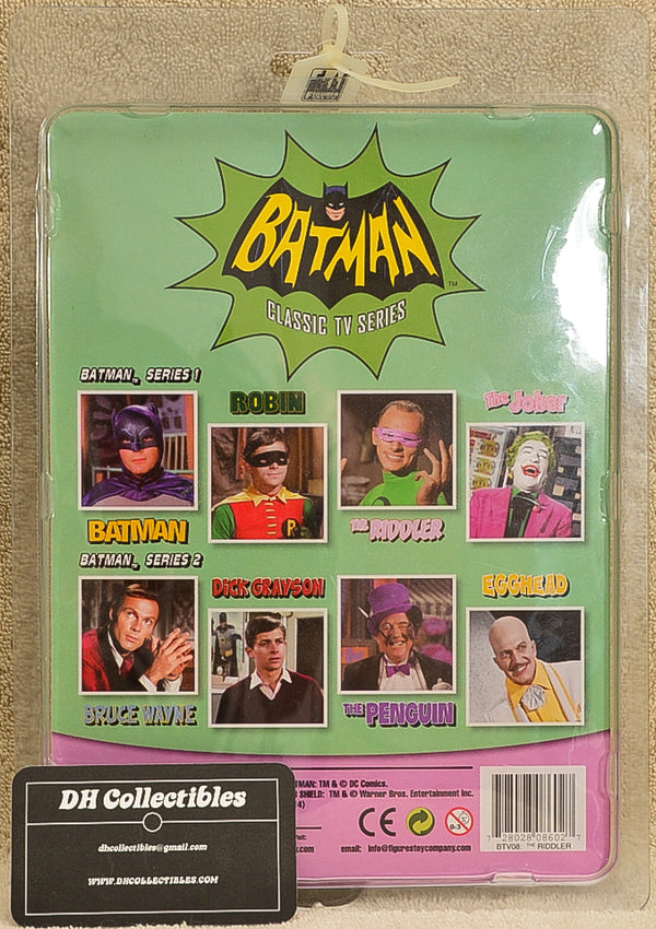 Figures Toy Co. Green Arrow - Batman Classic TV Series 1 - Riddler Action Figure 8" Mego Retro