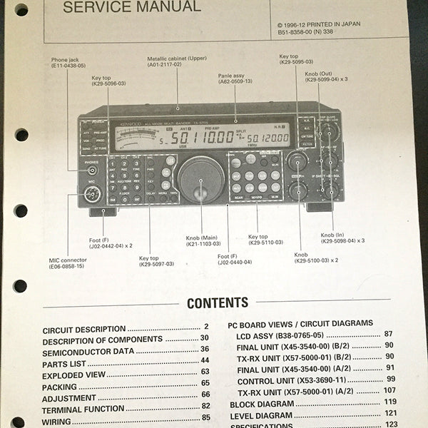Kenwood TS-570S Service Manual
