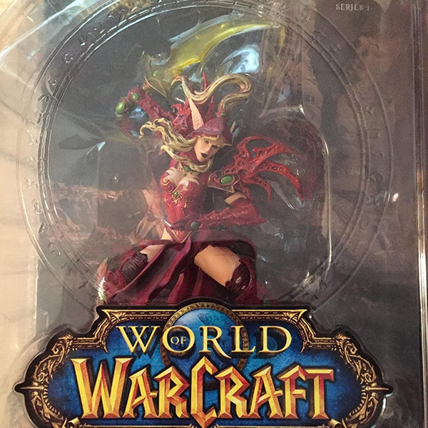 2007 DC Unlimited World Of Warcraft Series 1 Blood Elf Rogue Valeera Sanguinar - Action Figure