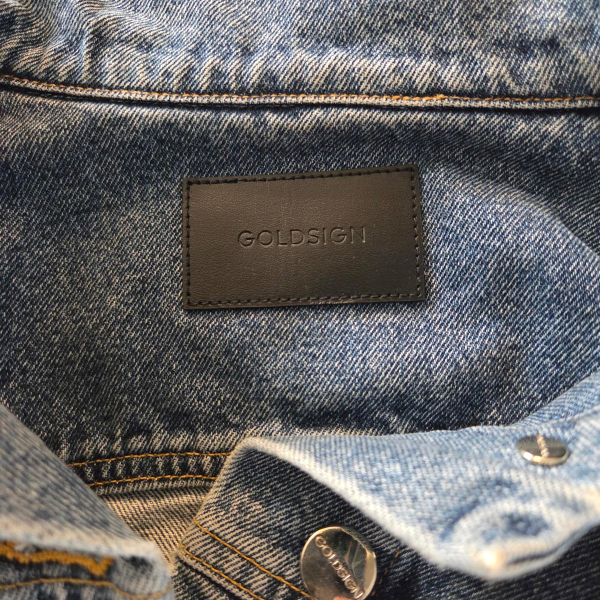 Goldsign - Peplum Denim Jacket - Medium