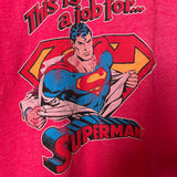 Vintage Junk Food Mens Superman Graphic Tee Shirt