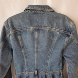 Goldsign - Peplum Denim Jacket - Medium