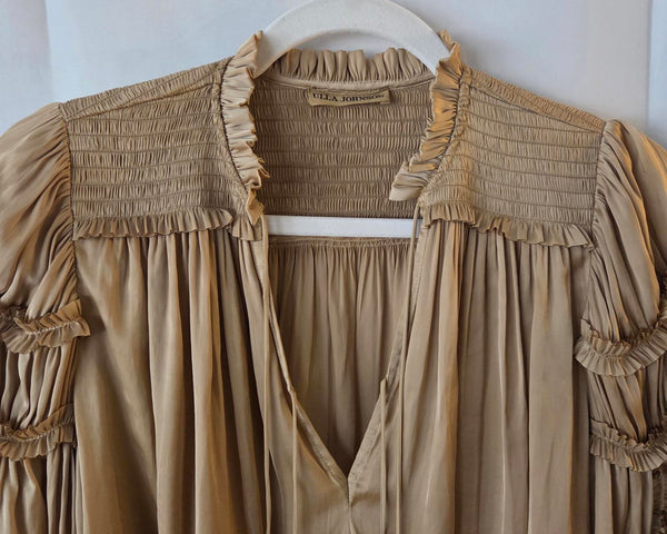 Ulla Johnson Romantic Ruffled Details Blouse - Size 0