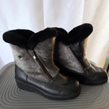 Pajar Women's Winter Boots with Sear Fur Lining - Size 9