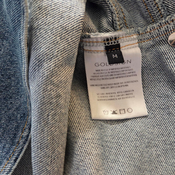 Goldsign - Peplum Denim Jacket - Medium
