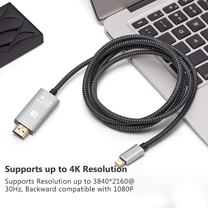 Connect Infinite USB-C to HDMI 4K Adapter Cable (New)