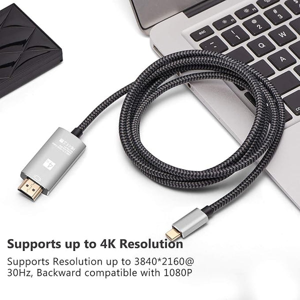 Connect Infinite USB-C to HDMI 4K Adapter Cable (New)