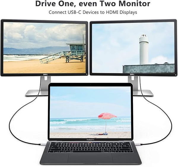 Connect Infinite USB-C to HDMI 4K Adapter Cable (New)