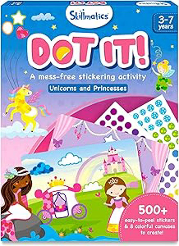 Dot It Sticker Art Activity - Unicorns & Princesses - New