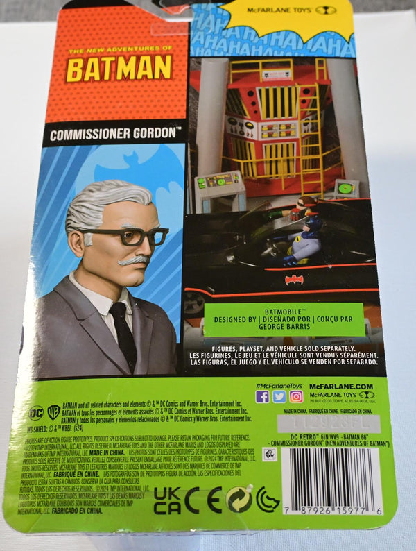DC Retro 66 Batman 6in Commissioner Gordon Action Figure