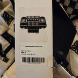 Johanna Ortiz Treasure Hunting Pull Sleeve Crop Top - Size 6