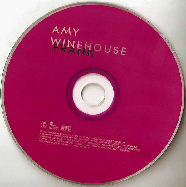 Amy Winehouse Frank (2003) Original Release CD