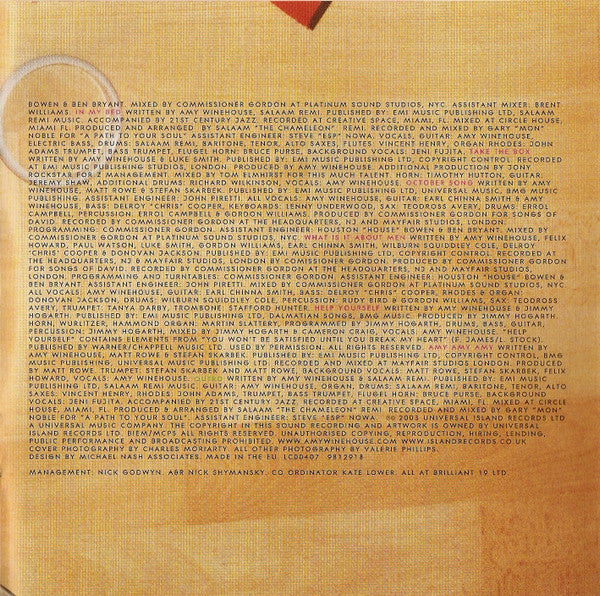 Amy Winehouse Frank (2003) Original Release CD