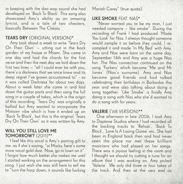 Amy Winehouse Lioness: Hidden Treasures (2011) CD