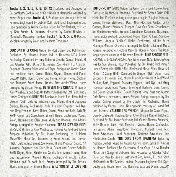 Amy Winehouse Lioness: Hidden Treasures (2011) CD