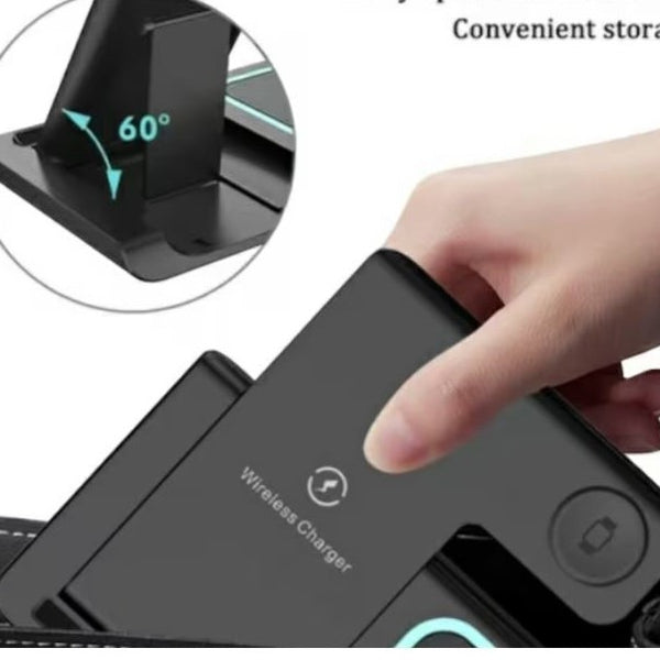 3 in 1 Wireless Charger Station for iPhone/AppleWatch/Airpods