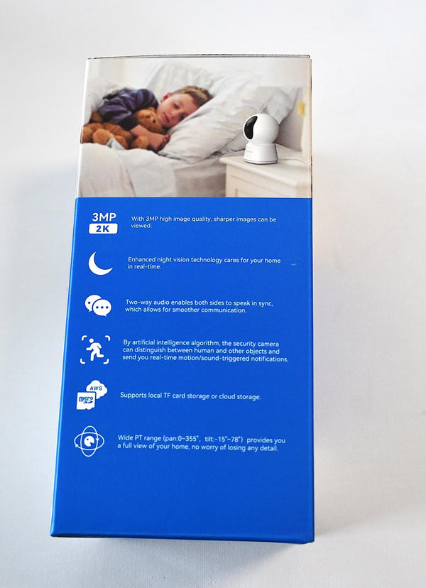 Laxihub P2T 3MP Indoor Wi-Fi Security Camera