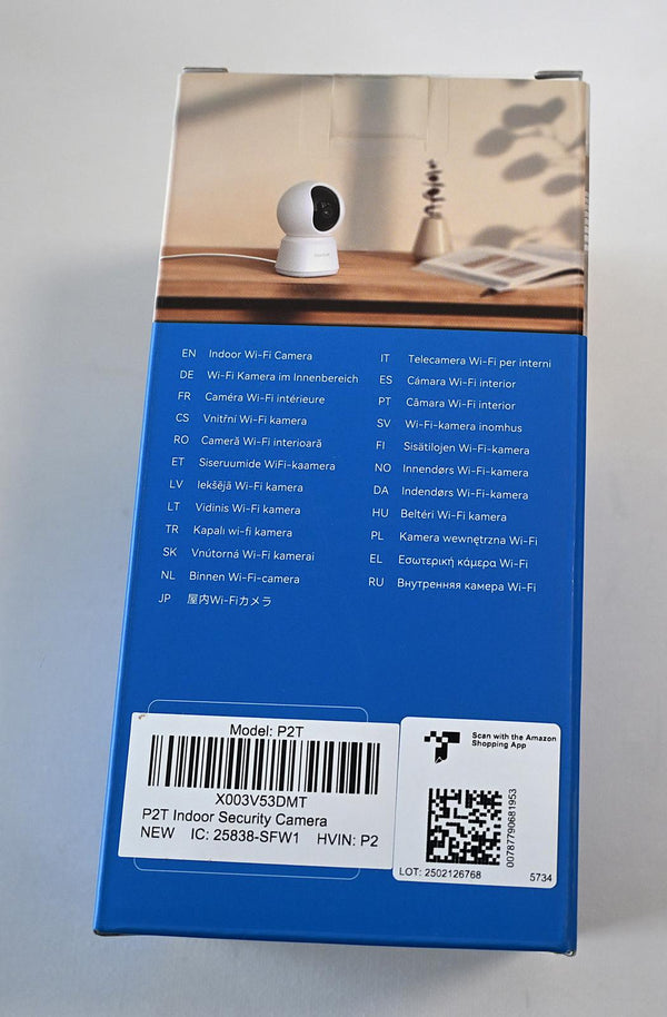 Laxihub P2T 3MP Indoor Wi-Fi Security Camera