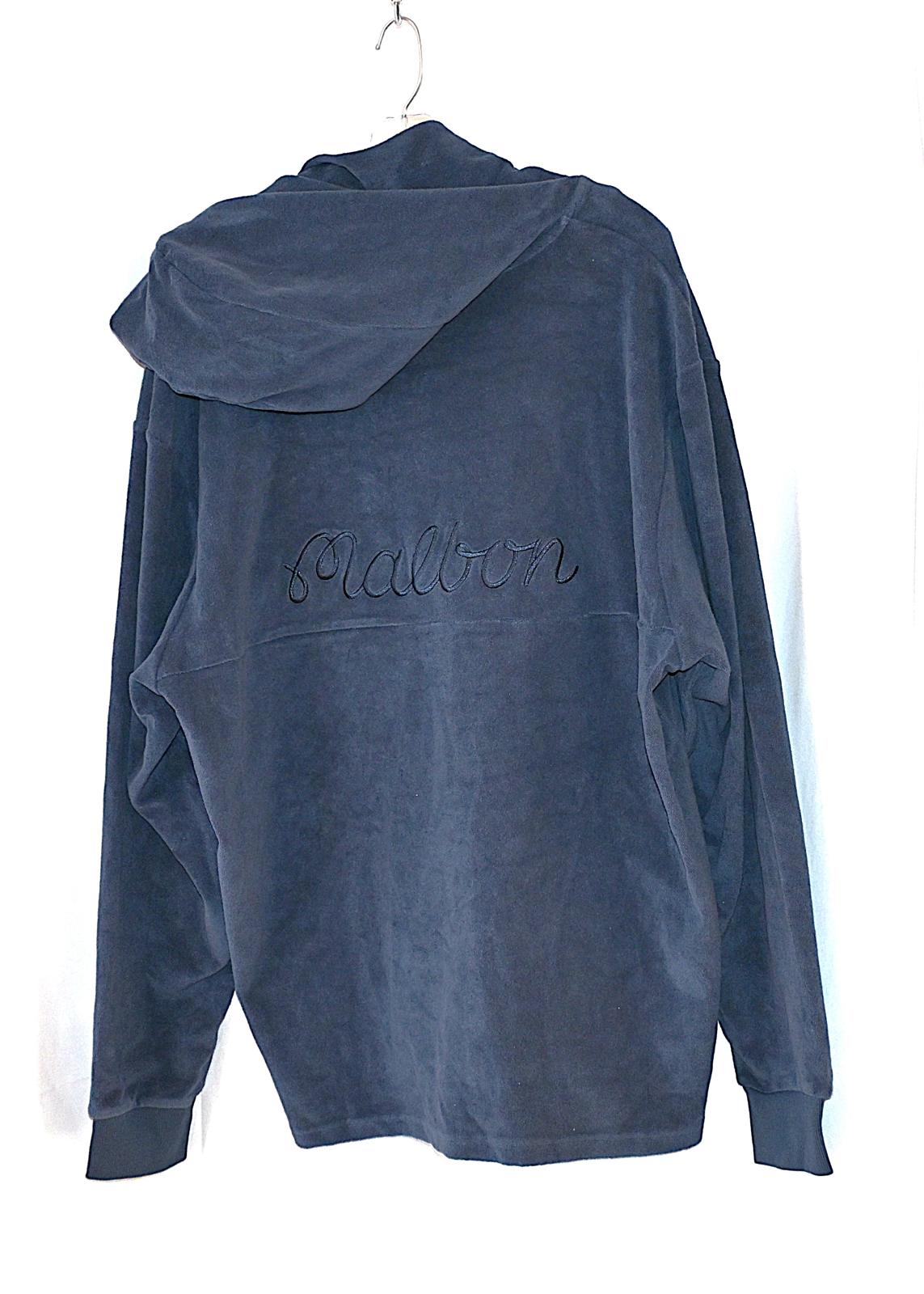 Malbon Castello French Terry Quarter Zip Hoodie - XXL