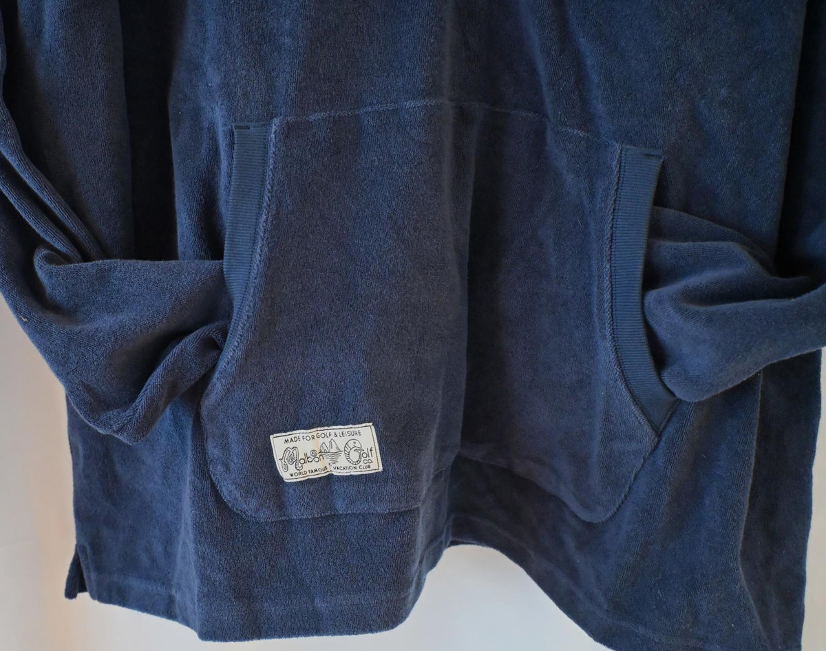 Malbon Castello French Terry Quarter Zip Hoodie - XXL