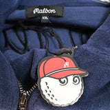 Malbon Castello French Terry Quarter Zip Hoodie - XXL