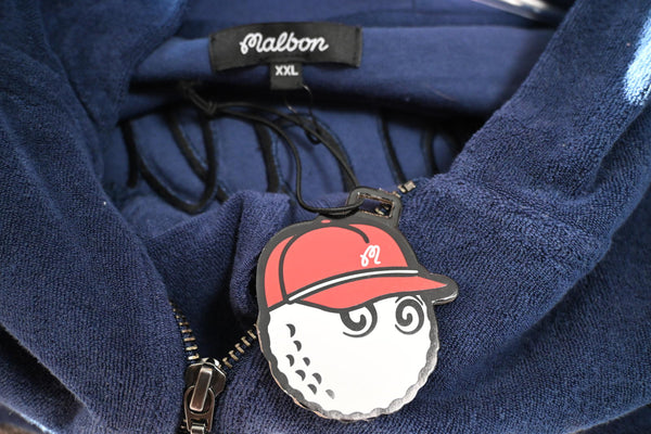 Malbon Castello French Terry Quarter Zip Hoodie - XXL