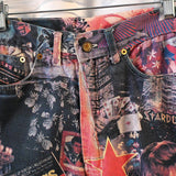 Vintage Modzart London Graphic Print Jeans