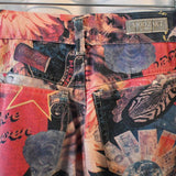 Vintage Modzart London Graphic Print Jeans