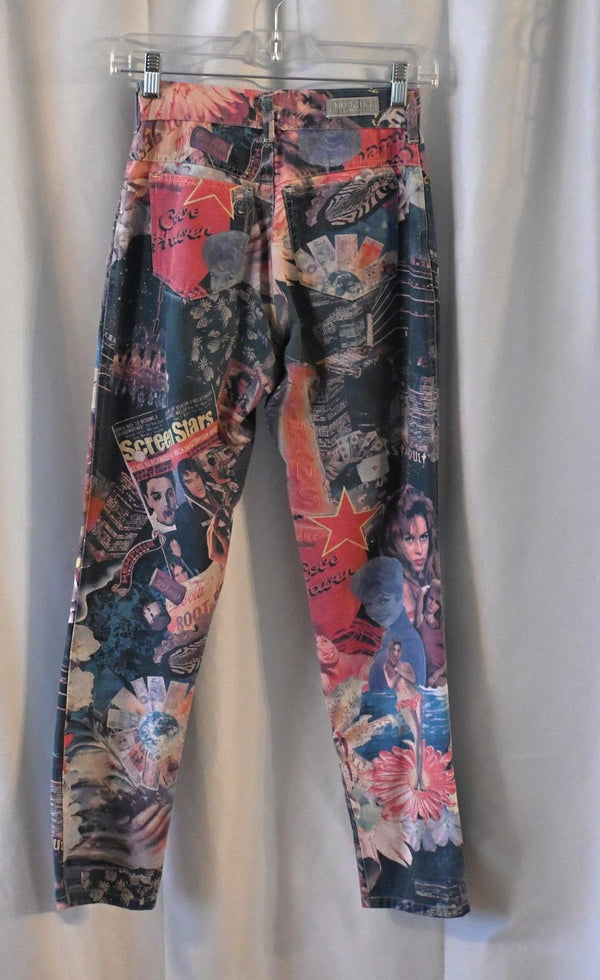 Vintage Modzart London Graphic Print Jeans