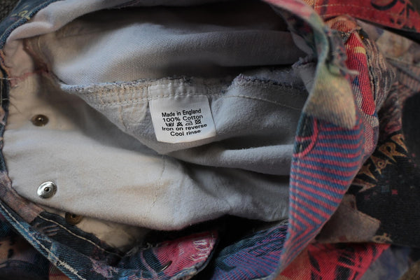 Vintage Modzart London Graphic Print Jeans