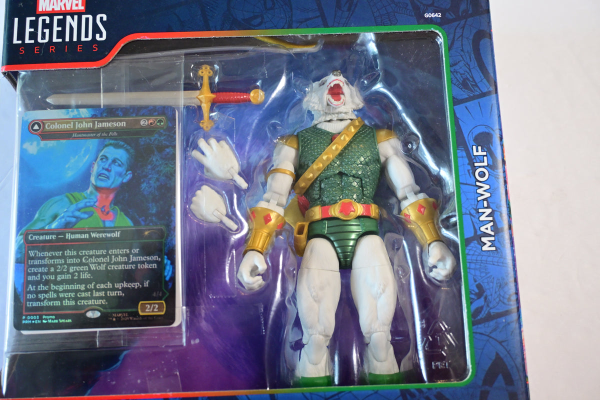 2025 Hasbro Marvel Legends Series Magic: The Gathering Man-Wolf Action Figure