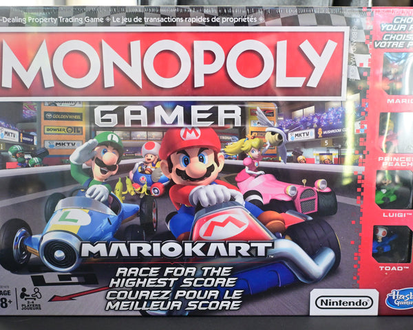 2018 Hasbro Gaming Mariokart Monopoly Gamer Board Game