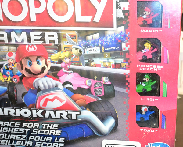2018 Hasbro Gaming Mariokart Monopoly Gamer Board Game