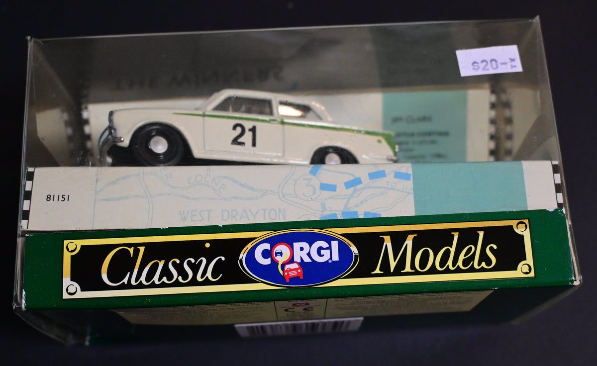 1991 Corgi Toys Ford Cortina Jim Clark Model