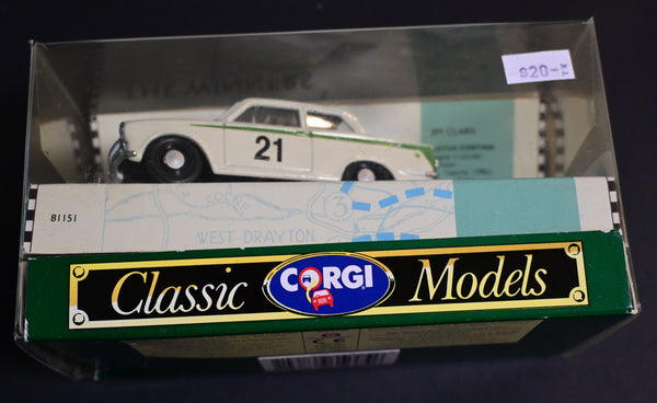 1991 Corgi Toys Ford Cortina Jim Clark Model