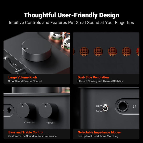 Fosi Audio GR70 Tube Headphone Amp Preamp