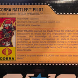 2008 Hasbro GI Joe Cobra Rattler Combat Jet (Target Exclusive)