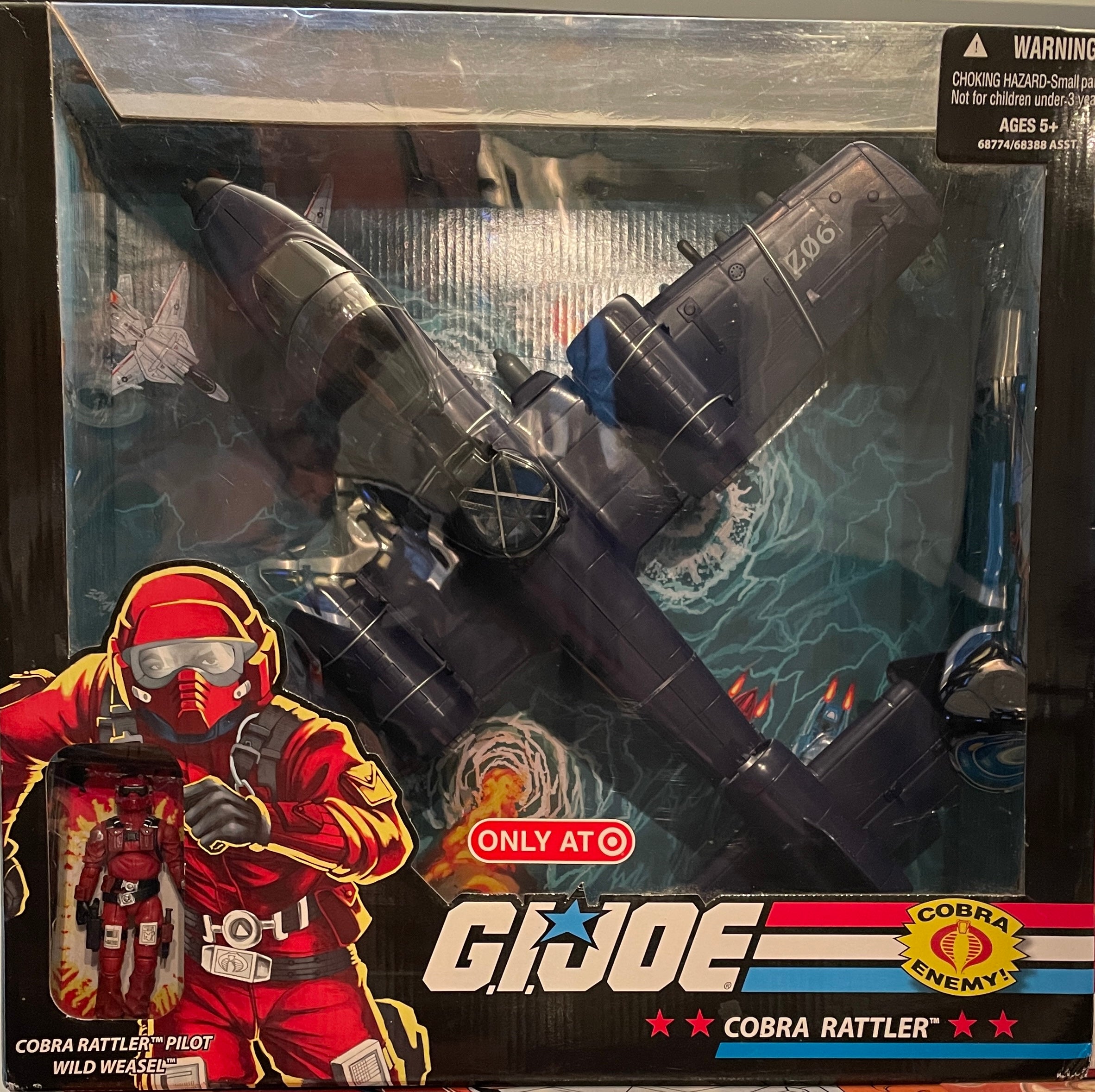 Cobera Rattler 2008 Hasbro GI Joe Cobra Rattler Combat Jet (Target Exclusive) – DH ...