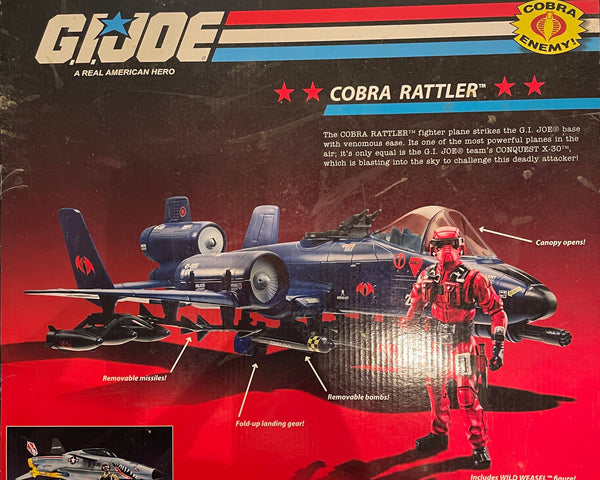 2008 Hasbro GI Joe Cobra Rattler Combat Jet (Target Exclusive)