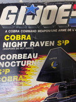 1986 Hasbro GI Joe Cobra Night Raven S3P w/ Strato Viper * NO SHIPPING *