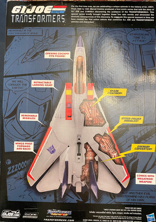 2011 Hasbro GI Joe Sky Striker XP-21F Combat Jet SDCC Issue 5 Starscream