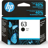 HP 63 Black Original Ink Cartridge (F6U62AN)