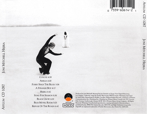 Joni Mitchell - Hejira (1976) CD 