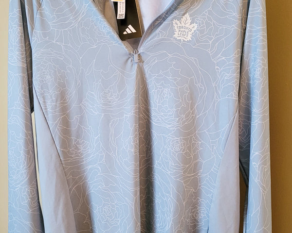 Adidas Toronto Maple Leafs Mock Polo Shirt - New
