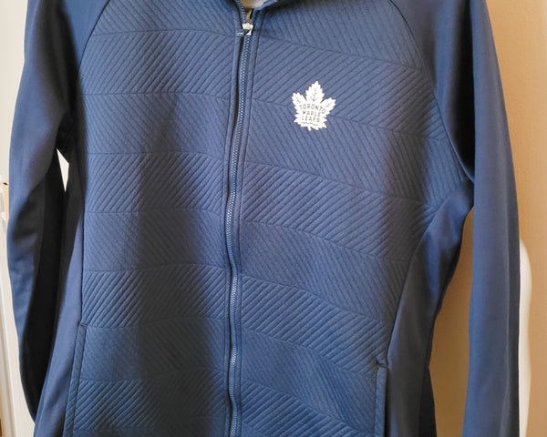 Adidas Toronto Maple Leafs Women's Jacket Dark Blue - New