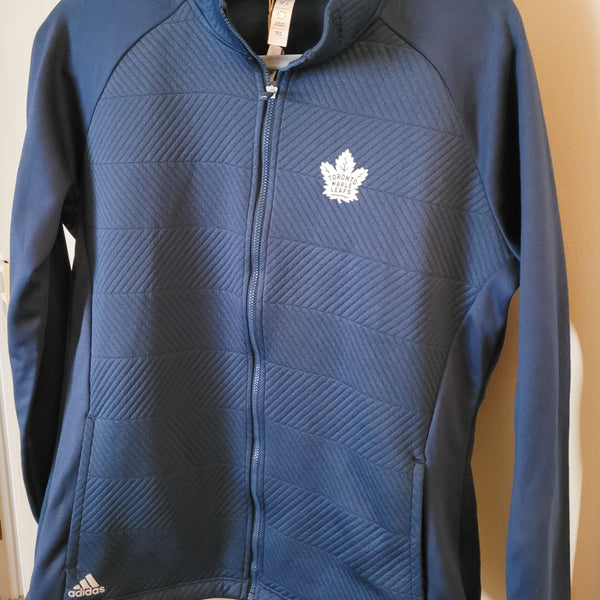 Adidas Toronto Maple Leafs Women's Jacket Dark Blue - New